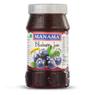 Manama Lime and Mint Mojito (750ml), Blue Curacao Fruit Syrup (750ml), Blueberry Fruit Jam (500gms) and Raspberry Fruit Jam (500gms), Pack of 4 view 4