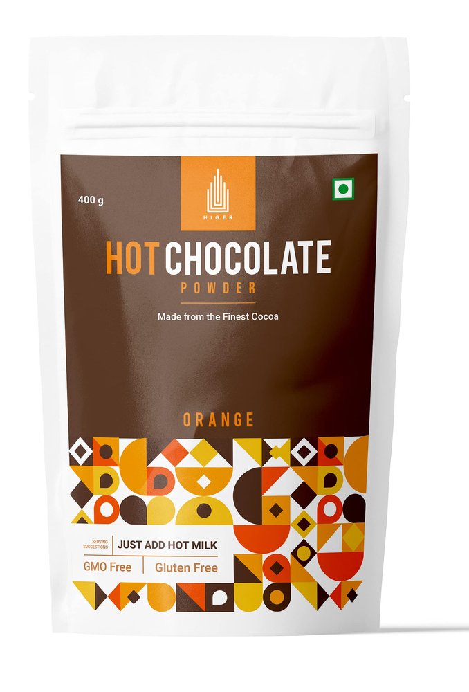 HIGER HOT CHOCOLATE POWDER Chocolate Orange 400G Powder