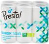Amazon Brand - Presto! 3 Ply Toilet Paper Roll | 1920 Pulls | 160 Pulls x 12 Rolls | Soft and Highly Absorbent | OBA-Free | Smooth Feel | 100% Natural Virgin Cellulose Fiber view 1