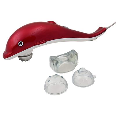 abgrow ; unique one enterprises Dolphin Handheld Body Massager for Pain Relief with Powerful Vibration(Red & White Color))
