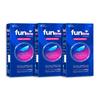 Funtime Climax Control Condoms | Dotted, Ribbed, & Contoured for Long-Lasting Pleasure | Lubricated Natural Rubber Latex Condoms for Excitement & Fun | Pack of 3 (10 counts each) view 1