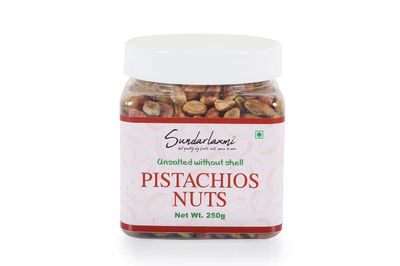 SL Unsalted Pistachios Kernals Without Shell - 250g| Mota Pista (JAR Pack)