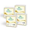 Kressa 40X40 Premium Tissue Serviettes | Paper Napkins | Table Top Napkins Total 200 Pulls Pack of 4 100% Natural Virgin Pulp view 1