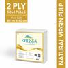 Kressa 40X40 Premium Tissue Serviettes | Paper Napkins | Table Top Napkins Total 200 Pulls Pack of 4 100% Natural Virgin Pulp view 2