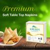 Kressa 40X40 Premium Tissue Serviettes | Paper Napkins | Table Top Napkins Total 200 Pulls Pack of 4 100% Natural Virgin Pulp view 3