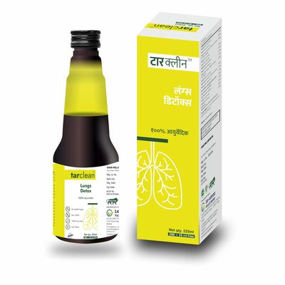 Le-vanza Food And Herbals Lungs Detox For Smokers Lungs Detox Supplement Lung Cleaner For Smokers Ayurvedic Syrup For Tar & Pollution Toxins lungs detox 225ml (Pack Of 1)