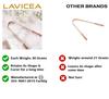 Lavicea ORRA 100% Pure Copper Aurvedic Anti Bacterial Tongue Cleaner/Tongue Scrapper. Each Tongue Cleaner/Scraper Weighs 30 Grams. (Pack of 3) view 2