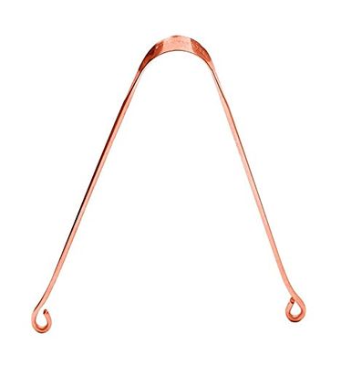 Dr Veggie 100% Copper Tongue Cleaner. Anti Bacterial & Hygienic. (Pack of 4)