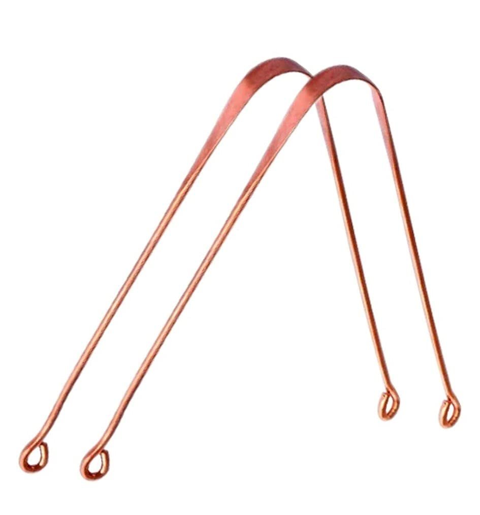 Dr Veggie 100% Copper Tongue Cleaner. Anti Bacterial & Hygienic. (Pack of 2)