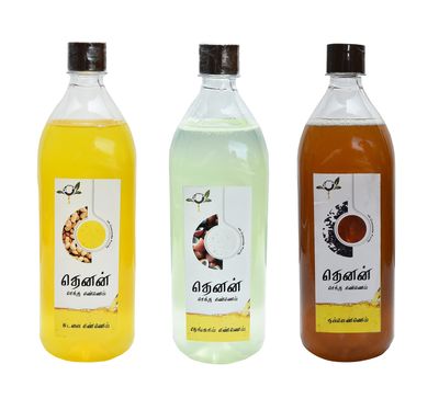 Thenan Traditionally Cold Pressed Cooking Oil: (Groundnut (Peanut) Oil, 05 Ltrs)