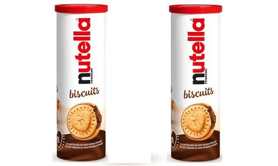 Nutella Biscuits Tube With Hazelnut Chocolate 166g (Pack Of 2)