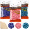 BK 10 IMPORT & EXPORT Hard Wax Beans for Hair Removal 300 gm Body Facial Hair Removal Wax Beads Large Refill Faux Pearl Beans with 10 Pieces Waxing Spatulas for Women Men Legs, Face, Underarm, Bikini view 1