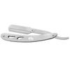 G4 Stainless Steel Straight Edge Barber Shaving Razor Blade for Close Shaving Men Folding Replaceable Free 100 Derby Blades (Silver) view 2