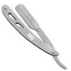 G4 Stainless Steel Straight Edge Barber Shaving Razor Blade for Close Shaving Men Folding Replaceable Free 100 Derby Blades (Silver) view 3