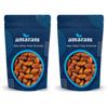 Amaram by Ghasitaram Pack of 2 Desi Ghee Fried Salted Almonds 200 GMS|Dryfruit Gift Hamper|Dry Fruit Combo Pack Offer|Dry Fruit Gift Pack|Dry Fruit Box|Diwali Dry Fruit Gift Box|Mix Nut| view 1