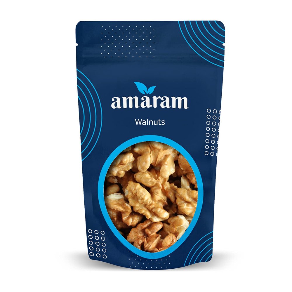 Amaram by Ghasitaram California Walnut Kernels 200 GMS (4-5 pcs Broken)|Dryfruit Gift Hamper|Dry Fruit Combo Pack Offer|Dry Fruit Gift Pack|Dry Fruit Box|Diwali Dry Fruit Gift Box|Mix Nut|