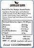 Amaram by Ghasitaram Pack of 2 Peri Peri, Barbeque Almonds Pouches|Dryfruit Gift Hamper|Dry Fruit Combo Pack Offer|Dry Fruit Gift Pack|Dry Fruit Box|Diwali Dry Fruit Gift Pouch|Mix Nut| view 2