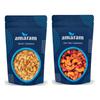 Amaram by Ghasitaram Pack of 2 Garlic, Peri Peri Cashews Pouches|Dryfruit Gift Hamper|Dry Fruit Combo Pack Offer|Dry Fruit Gift Pack|Dry Fruit Box|Diwali Dry Fruit Gift Pouch|Mix Nut| view 1