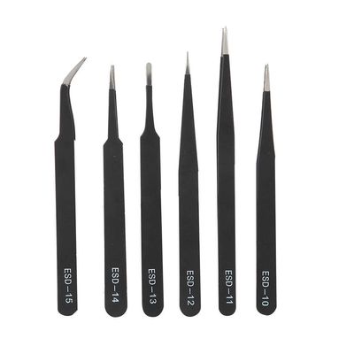 Jewelry Tweezer, Curved Tweezers Tweezer, for Rhinestones Studs Gems for Watches
