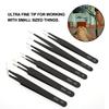 Jewelry Tweezer, Curved Tweezers Tweezer, for Rhinestones Studs Gems for Watches view 3