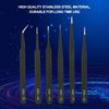 Jewelry Tweezer, Curved Tweezers Tweezer, for Rhinestones Studs Gems for Watches view 4