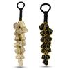 Crystu Natural Selenite with Black Tourmaline Tumble Stone Car Hanging Accessories and Door Hanging Items Reiki Healing and Crystal Healing Stones Combo Pack of 2 pc (Color : Multi) view 1