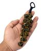 Crystu Natural Selenite with Black Tourmaline Tumble Stone Car Hanging Accessories and Door Hanging Items Reiki Healing and Crystal Healing Stones Combo Pack of 2 pc (Color : Multi) view 3