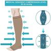 Beltwala Compression Stocking socks Below Knee for varicose veins, lymphedema, d.v.t, venous ulcer (Small (A,B,C)(18-20,28-33,37-47)) view 3