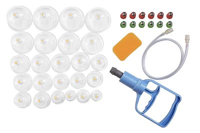 ACi 24 Vacuum Cups Chinese Medicine Magnet Therapy Cupping Set Acupuncture Massager