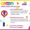 Adore Moomba Tongue cleaner with Safty case Best for child oral care, Multicolour (Pack of 1) ((Pack of 5) (Multicolor)) view 4