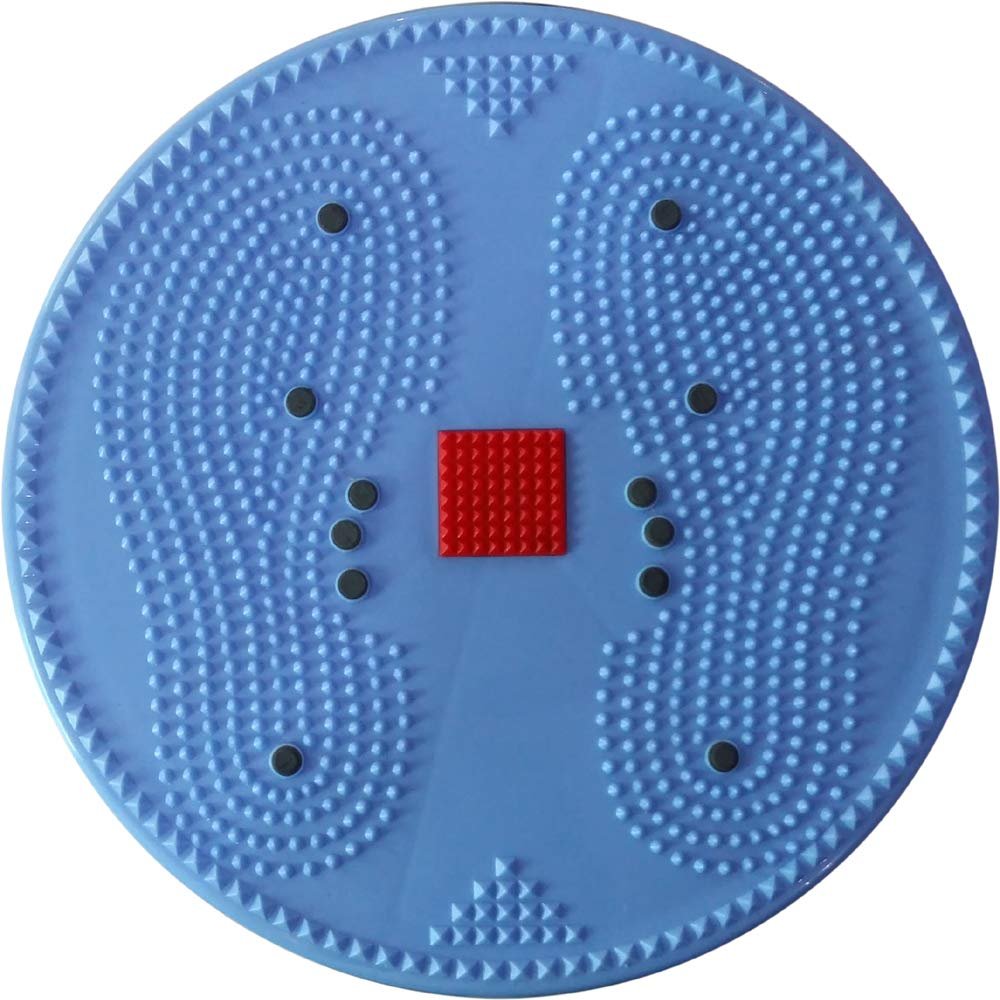 Star Health Mart Acupressure Twister Big Disc Acupressure Pyramid & Magnetic Treatment Therapy (Blue)