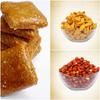 Groundnut Chikki | Masala Peanuts | Rippon Pakkoda - Healthy Sweets & Snacks 3 Pack Combo (3 * 200 Gram) view 1