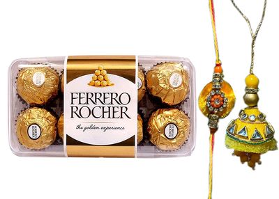 Food Library The Magic of Nature Rakhi Gift Hamper for Brother/ Bhaiya/ Bhabhi/ Kid (Rakhi & Lumba)