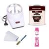 Big saving Wax Heater Machine Wax Combo Full Body Wax Hair Remover Hot Wax 600g, 70 pcs Wax Strips And Wax Knife, And Body Powder Wax Heater For Women (Chocolate Wax) view 1