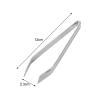 2 Pcs Kitchen Tweezers, Fish Bone Tweezers Non-Slip,Silver stainless steel fishbone fishbone clip kitchen plucker clip, Precision Grip for Debone 5.5" (A+B) view 3