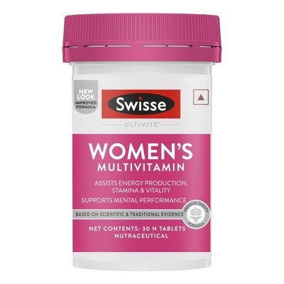 Swisse Women's Multivitamin - Mfd In Australia, Imported Multivitamin From Australia's No.1 Supplement Brand - Boosts Energy & Mental Performance With 36 Herbs, Vitamins & Minerals (30 Tabs)