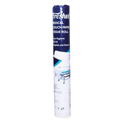 Freshee Medical Couch Paper Tissue Roll, Tissue Roll for Hospitals, Diagnostic Centres, Home for Extra Hygiene, 40 meter