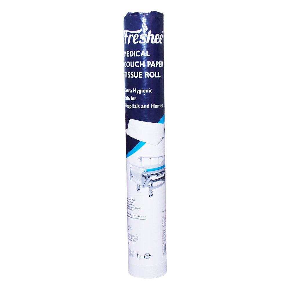 Freshee Medical Couch Paper Tissue Roll, Tissue Roll for Hospitals, Diagnostic Centres, Home for Extra Hygiene, 40 meter