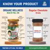 Organic Wellness Health Full On || Chocolate Nutrition Health Drink || For Physical Growth, Bone & Muscle Growth, Brain Health || 190 Gram Bottle view 2