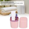 Portable Toothbrush Cup, Recyclable Toothbrush Box Portable for Schoolcamping, Bathroom for Travel Outing, Business Trip(Pink) view 2