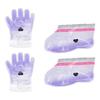 HEALLILY 2 Pairs Glove Mitt Liner Covers Hand Wax Feet Wax Cover Lavender Paraffin Therapy Care Cover (Purple) view 1