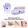 HEALLILY 2 Pairs Glove Mitt Liner Covers Hand Wax Feet Wax Cover Lavender Paraffin Therapy Care Cover (Purple) view 3