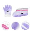 HEALLILY 2 Pairs Glove Mitt Liner Covers Hand Wax Feet Wax Cover Lavender Paraffin Therapy Care Cover (Purple) view 4