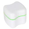 Denture Box, Reducing Bacterial Growt Denture Container False Teeth Storage Box with Breathable Interlayer for Elderly Save Dentures(green) view 2