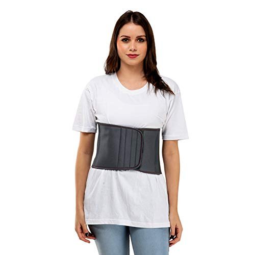 PRAVRAJYA Medical Abdominal Binder Post Surgery Belt - Tummy Trimmer Post Pregnancy Back Support - Stomach, Waist Belt for Women & Men, Medium