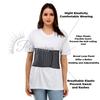 PRAVRAJYA Medical Abdominal Binder Post Surgery Belt - Tummy Trimmer Post Pregnancy Back Support - Stomach, Waist Belt for Women & Men, Medium view 4