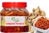 Natural Diet Combo of MotherMade Organic Traditional Punjabi Flavor Ginger Pickle Adrak Ka Achar 400 Gram & Homemade Marwadi Rajasthani Green Chilli Pickle Hari Mirch Ka Achar Without Oil 400 Gram view 2