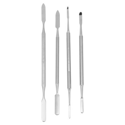 ARTIBETTER 4Pcs Stainless Steel Depotting Spatula Makeup Spatula Tool Make Up Accessories for Makeup Cosmetics Mixing