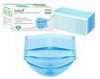 Indiana as offered by nature Unisex Non-Woven Fabric 3 Ply Disposable Surgical Mask with Nose Pin, Ultrasonic Soft Loops Without Valve - Blue - Pack of 100 view 1