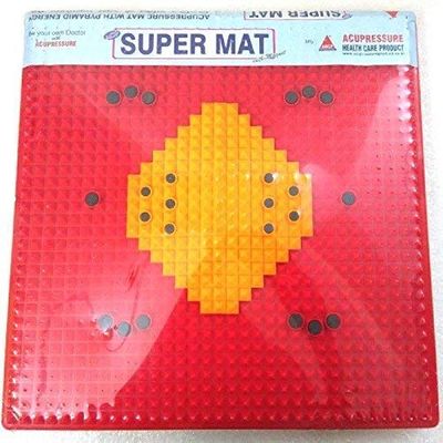 Acupressure Mat Reflexology Magnetic Pyramidal Therapy Energy for Pain Relief